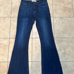KanCan Dark Blue Flare Jeans